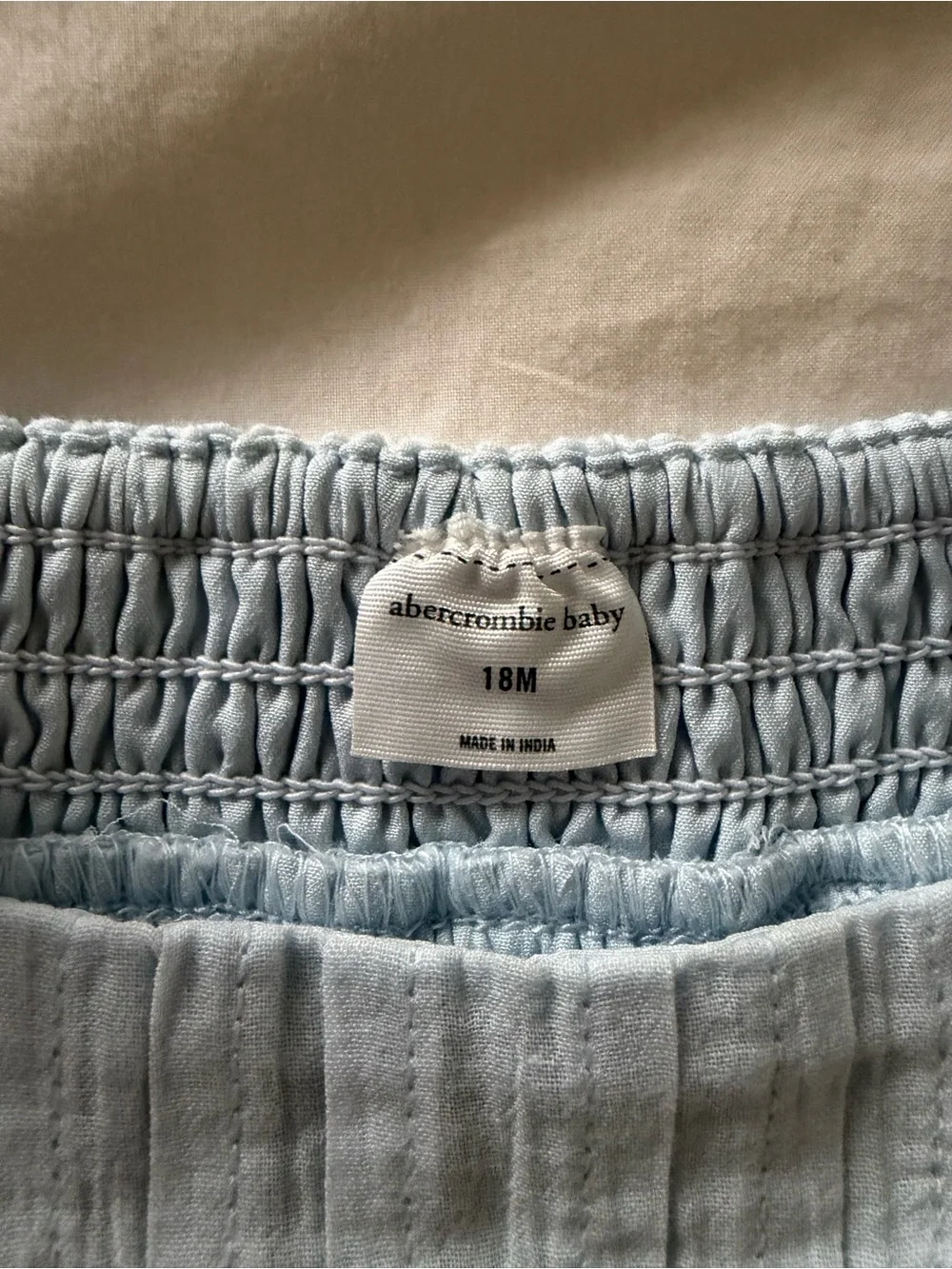 abercrombie kids pleated lace-trim skort set, worn once for photos